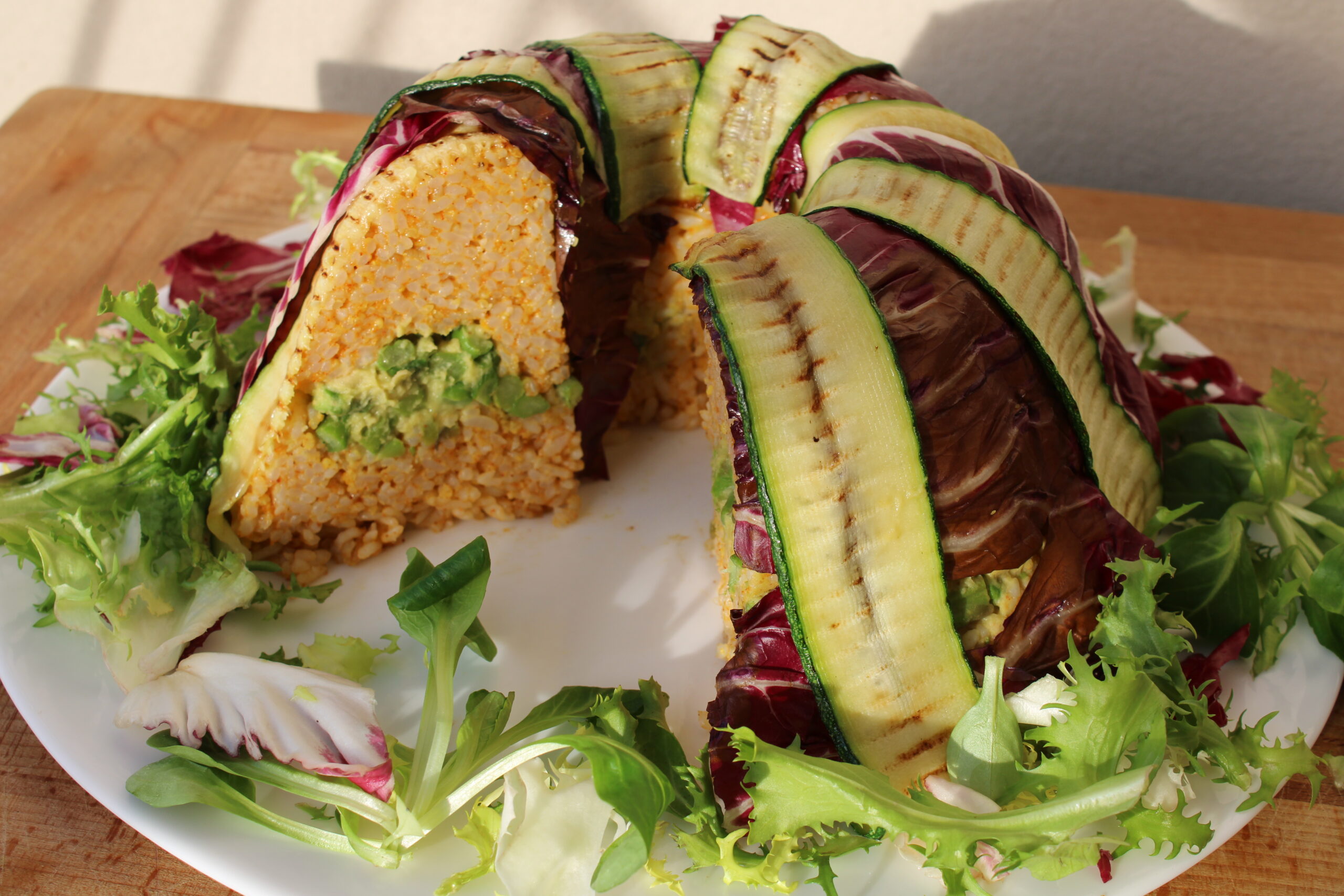 Ciambella di riso con asparagi