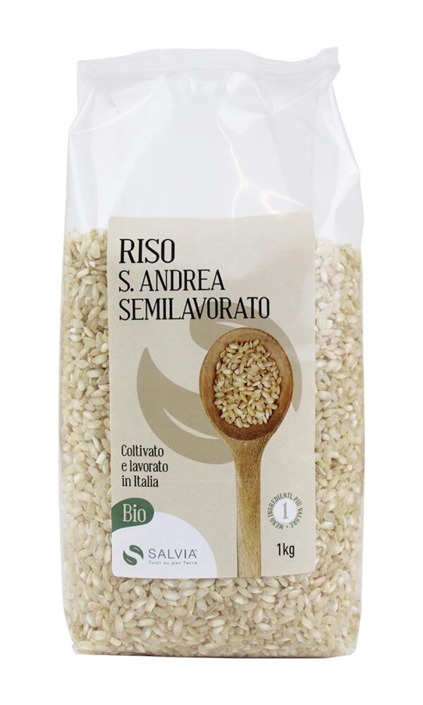 Riso sant'andrea semilavorato bio - 1kg