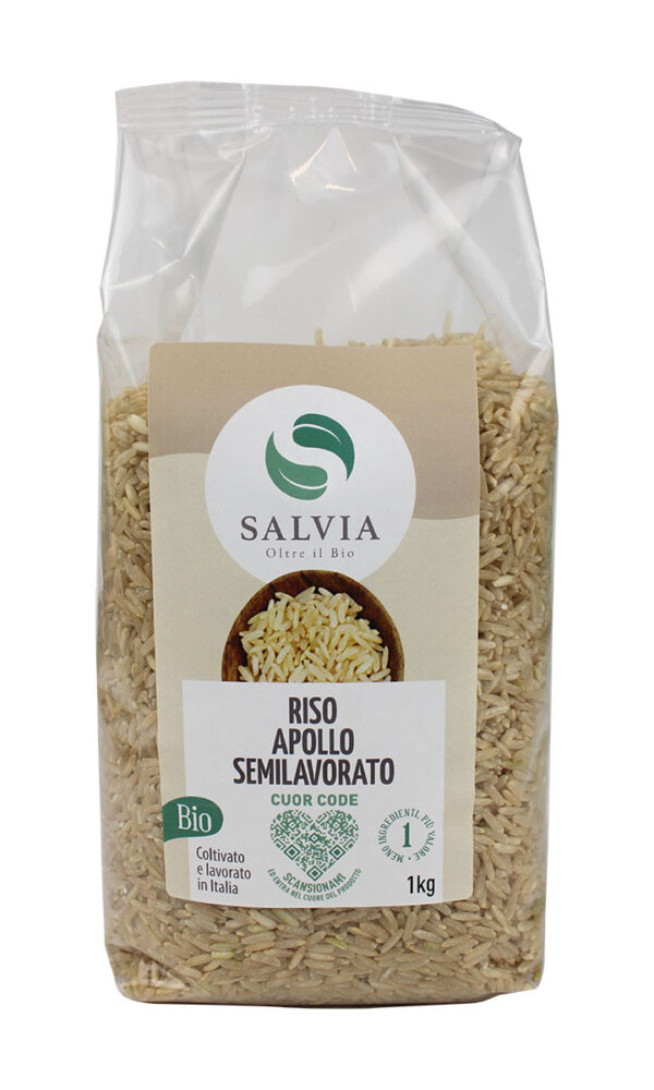 Riso apollo semilavorato bio 1kg
