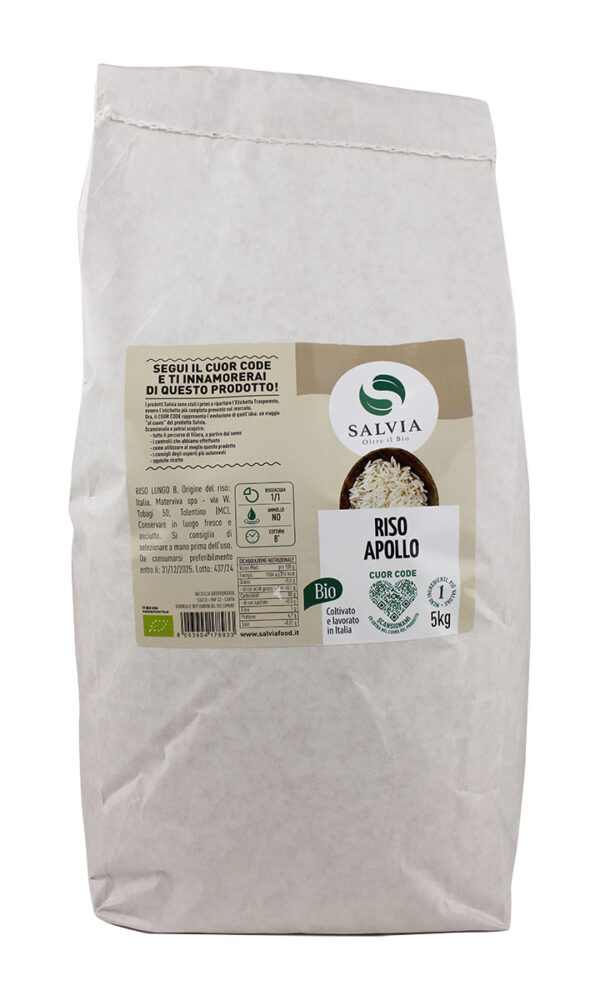 Riso apollo bianco bio 5kg