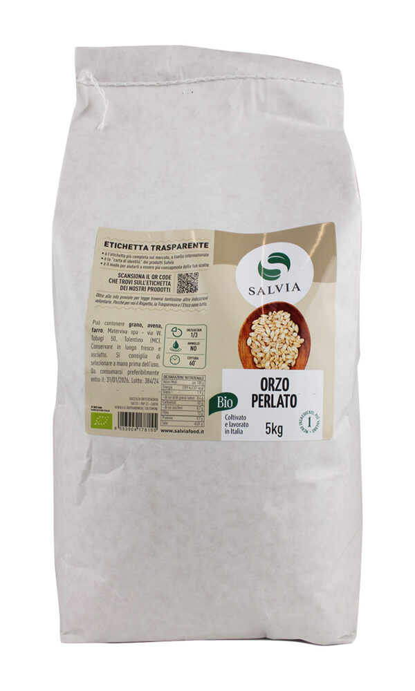 Orzo perlato bio italiano - 5kg