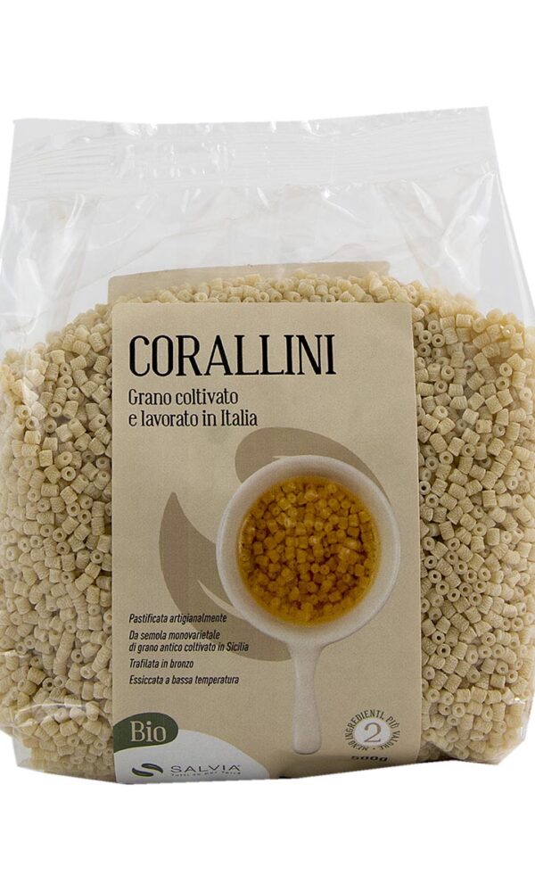Corallini di semola di grano duro bio - 500g