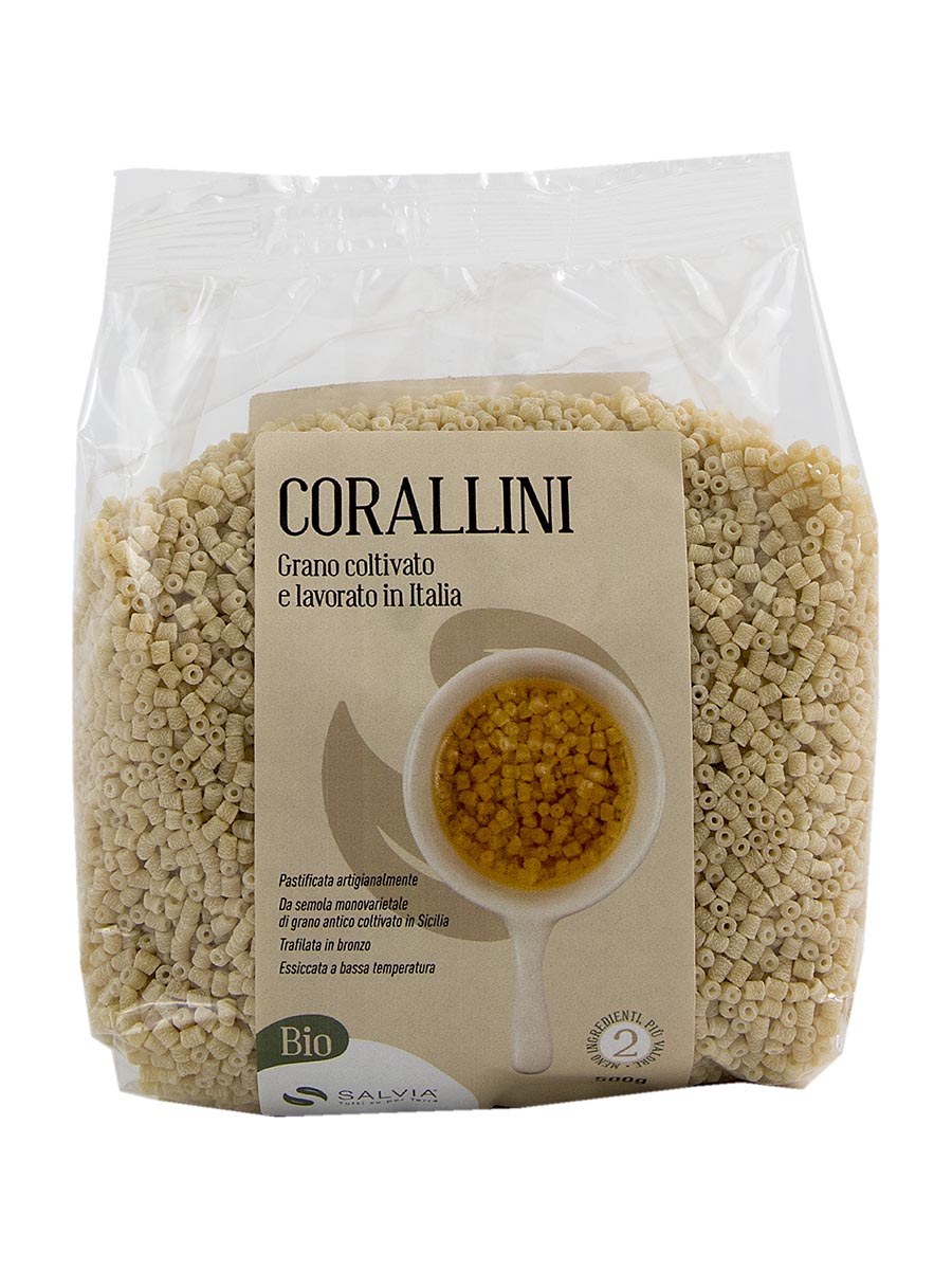 Corallini di semola di grano duro bio - 500g
