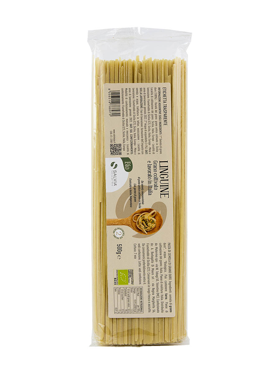 Linguine di semola di grano duro bio - 500g