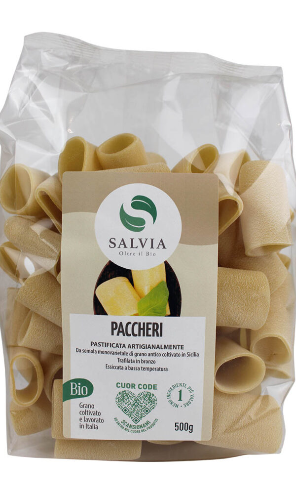 Paccheri di semola di grano duro bio - 500g