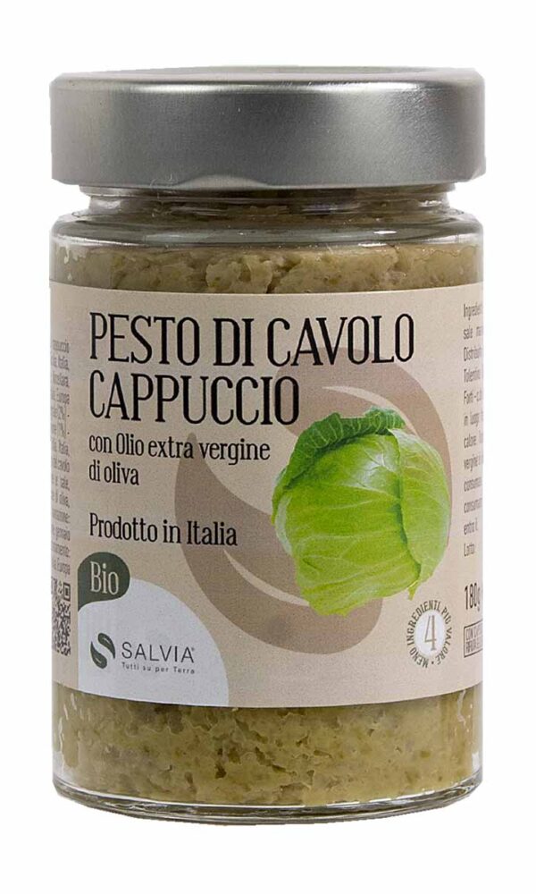 Pesto di cavolo cappuccio bio - 180g