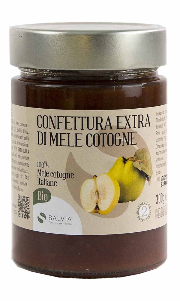 Confettura extra di mele cotogne e zucchero bio 220g