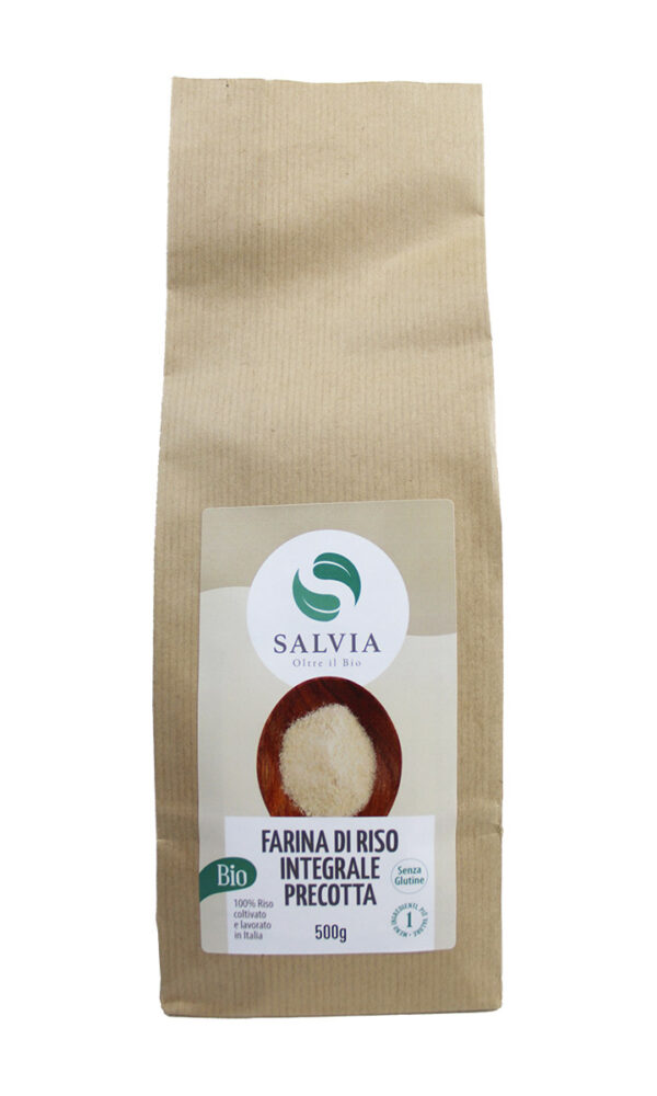 Farina di riso integrale bio italiana - precotta - 500g