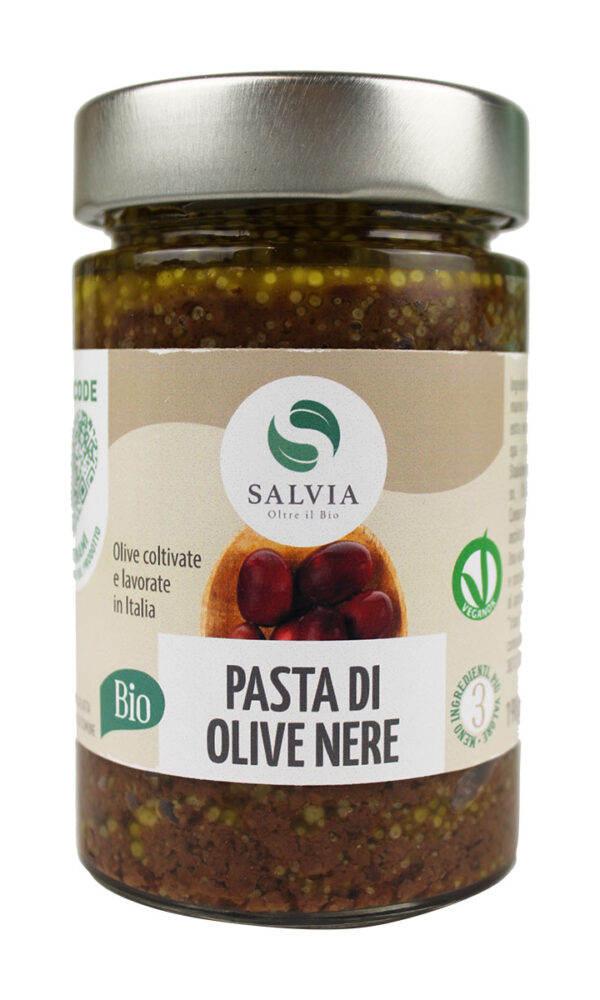 Pasta di olive nere bio - 190g