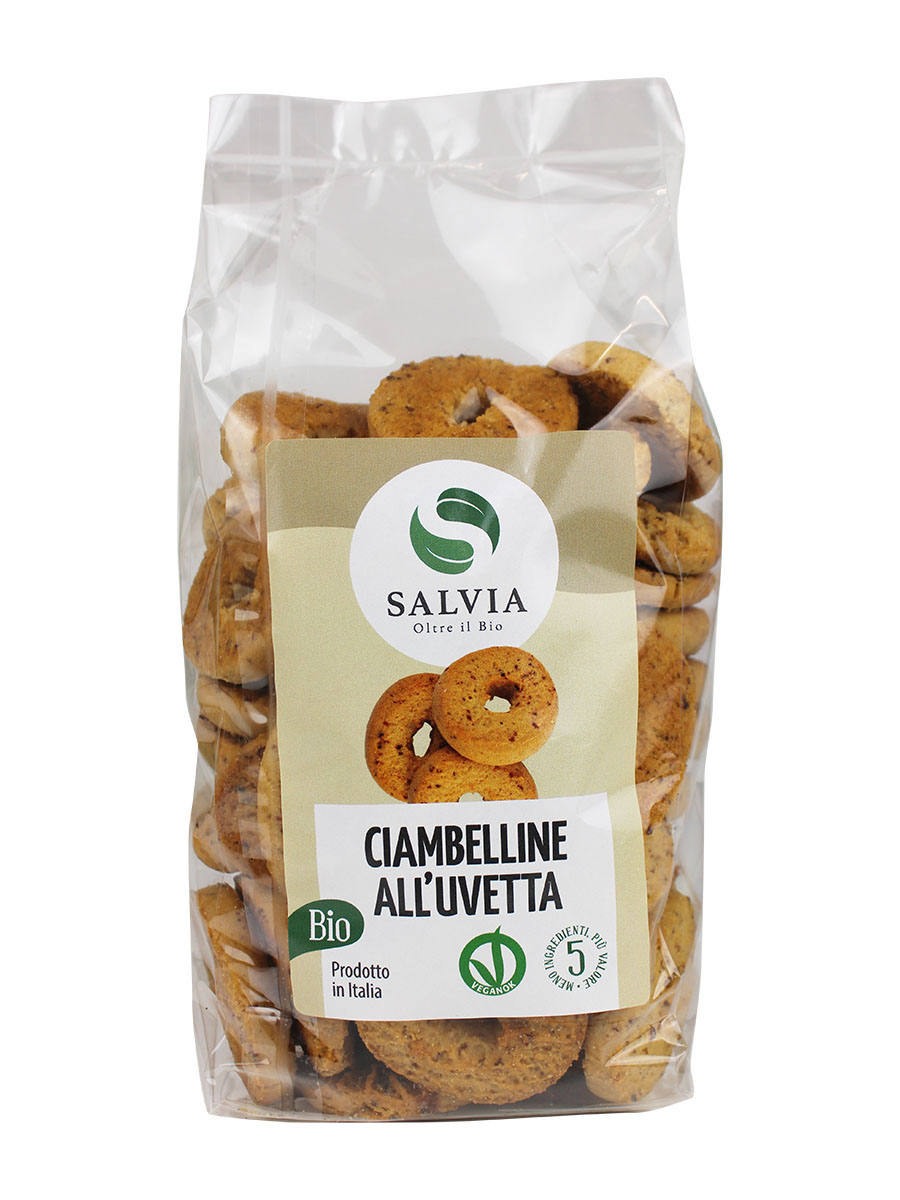 Ciambelline all'uvetta bio - 500g