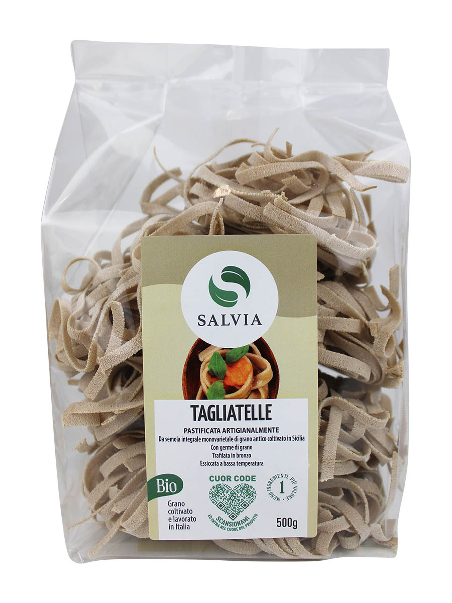 Tagliatelle integrali di grano duro bio - 500g
