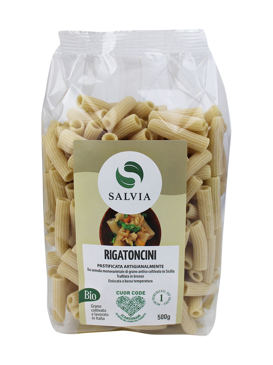 Rigatoncini di semola di grano duro bio - 500g