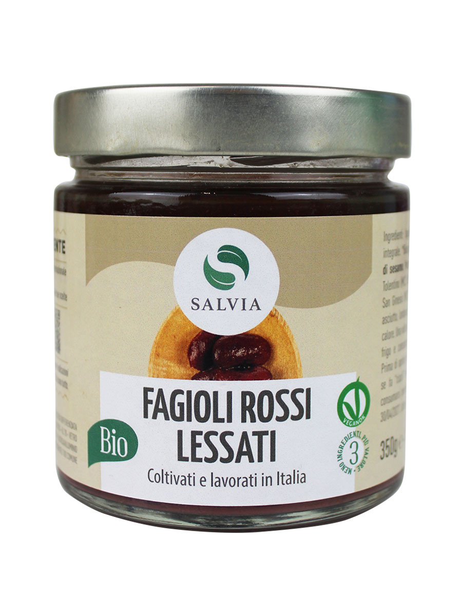Fagioli rossi lessati bio - 200g