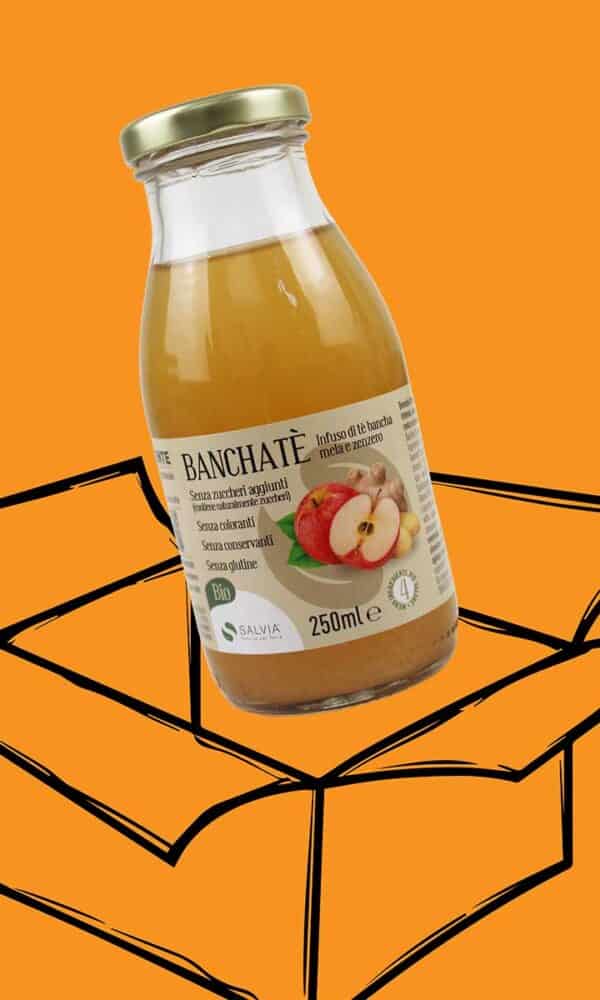 Té bancha mela & zenzero bio - 250ml - cartone 12 pz