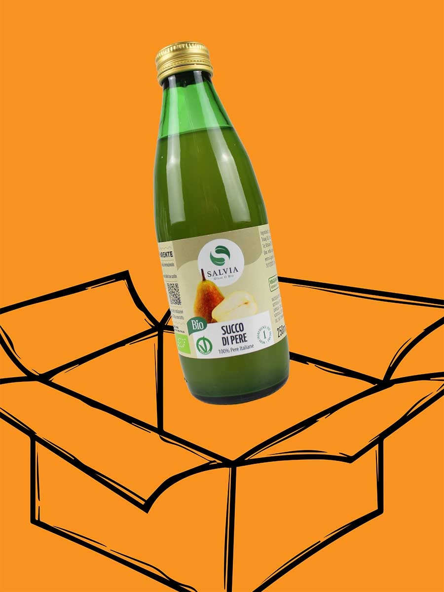 Succo di pere bio - 250ml - cartone 12 pz