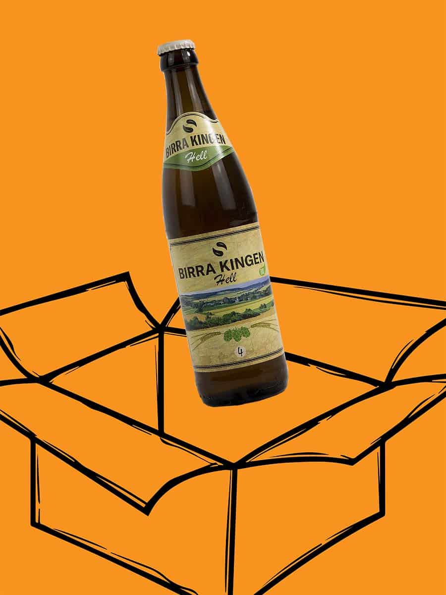 Birra kingen bio - 500ml - cartone 9 pz