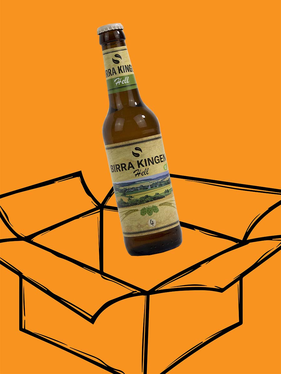 Birra kingen bio - 330ml - cartone 12 pz