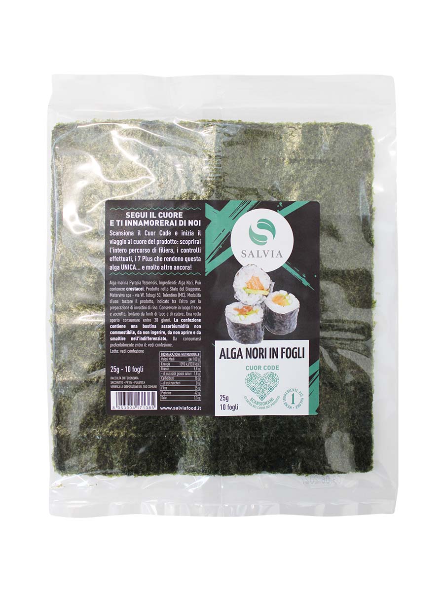 Alga nori in fogli - 25g