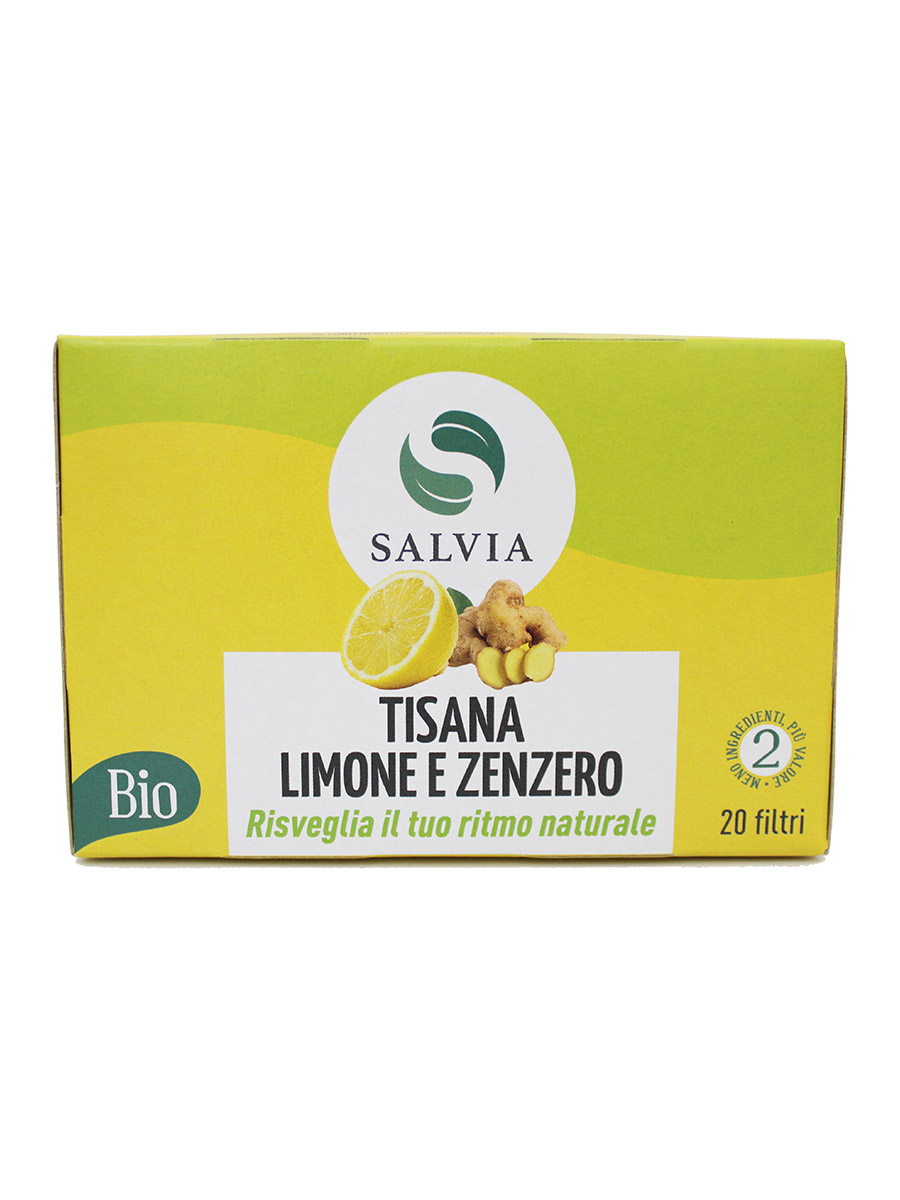 Tisana limone & zenzero bio - in filtri - 30g