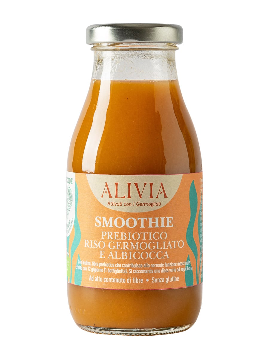 Smoothie prebiotico riso germogliato e albicocca bio - 245 ml