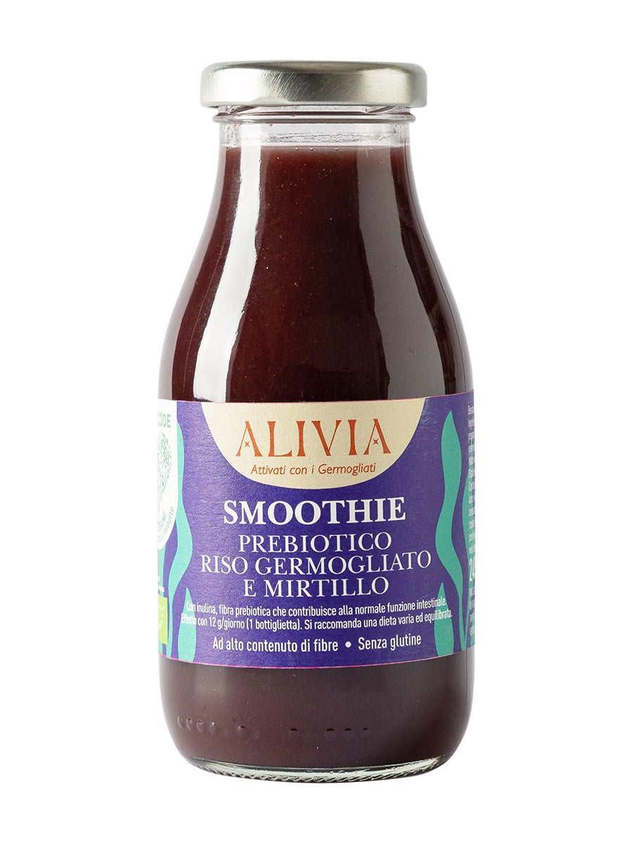 Smoothie prebiotico riso germogliato e mirtillo bio - 245 ml