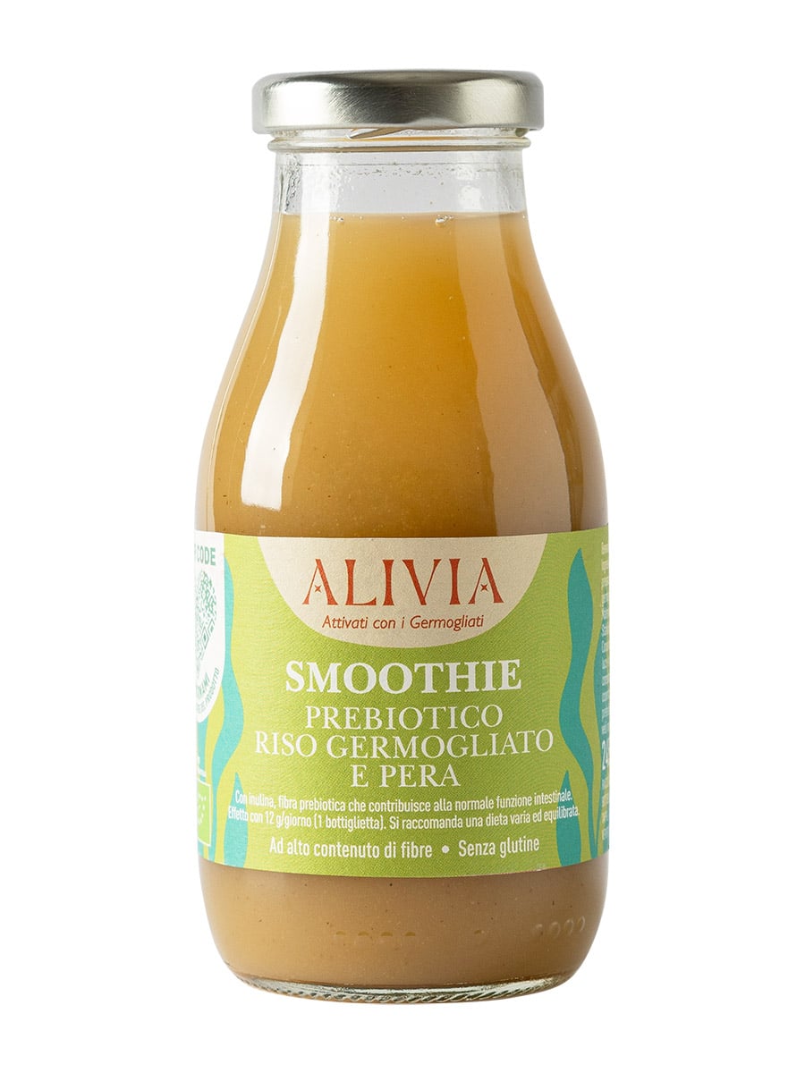 Smoothie prebiotico riso germogliato e pera bio - 245 ml