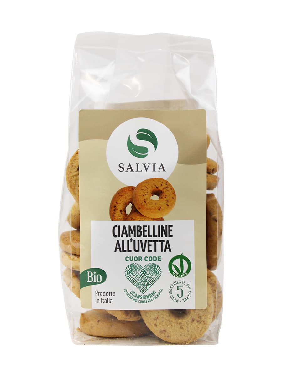 Ciambelline all'uvetta bio - 200g
