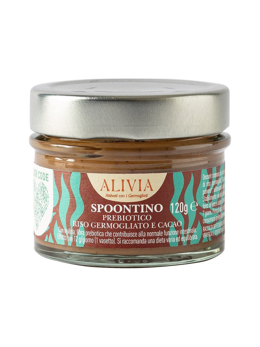 Spoontino prebiotico riso germogliato e cacao bio - 120 g