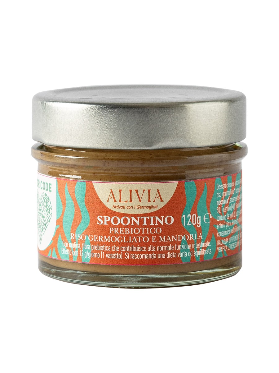 Spoontino prebiotico riso germogliato e mandorla bio - 120 g