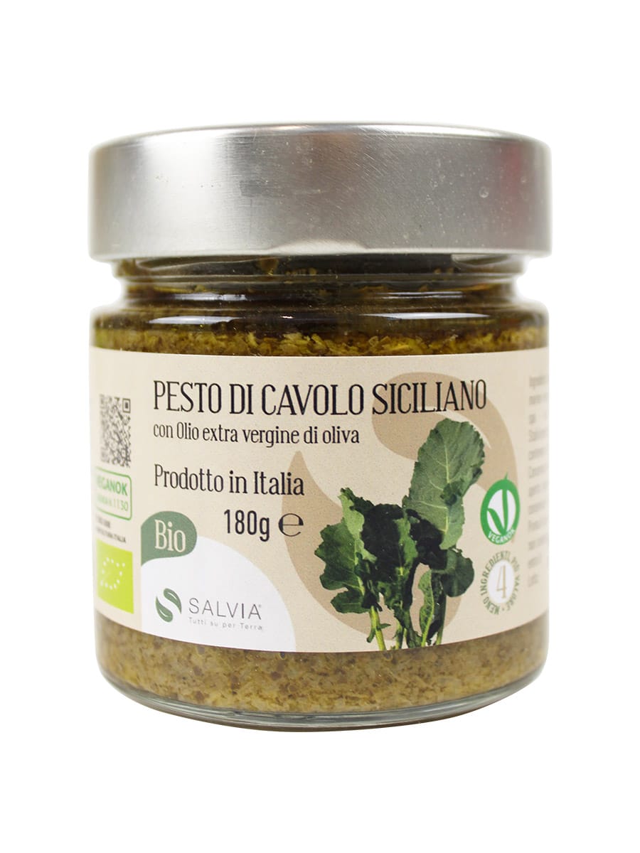 Pesto di cavolo siciliano bio - 180g