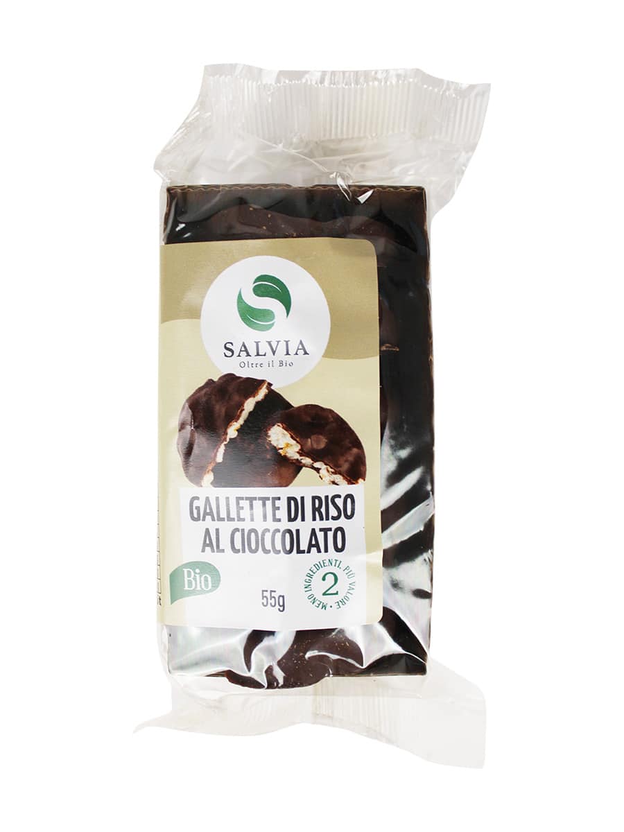 Gallette di riso al cioccolato bio 55g