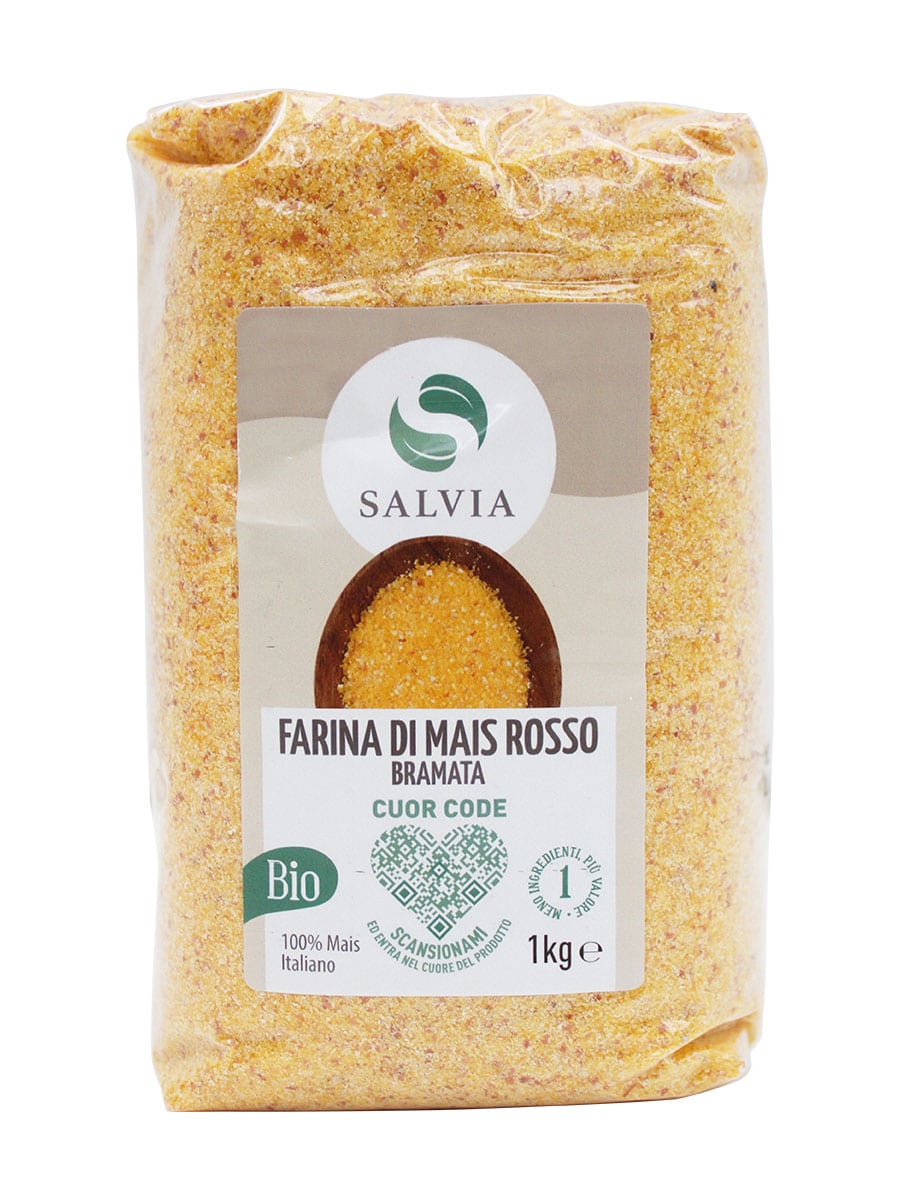 Farina di mais rosso bio 1kg